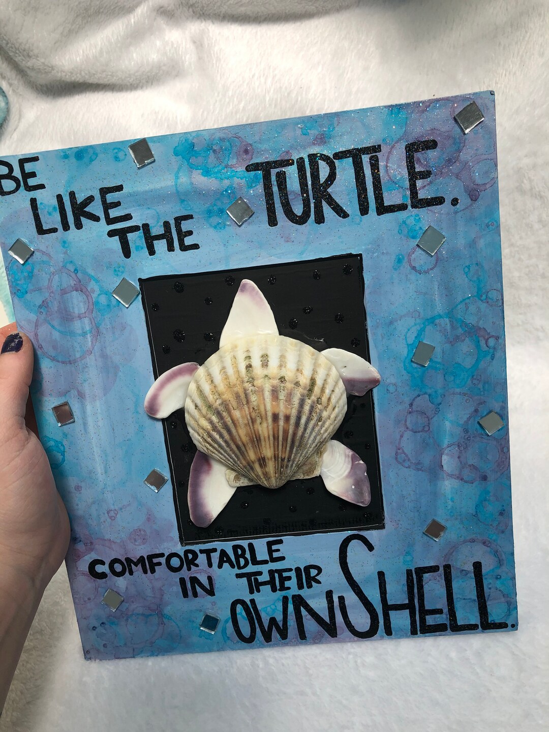 Turtle Shell Painting Etsy