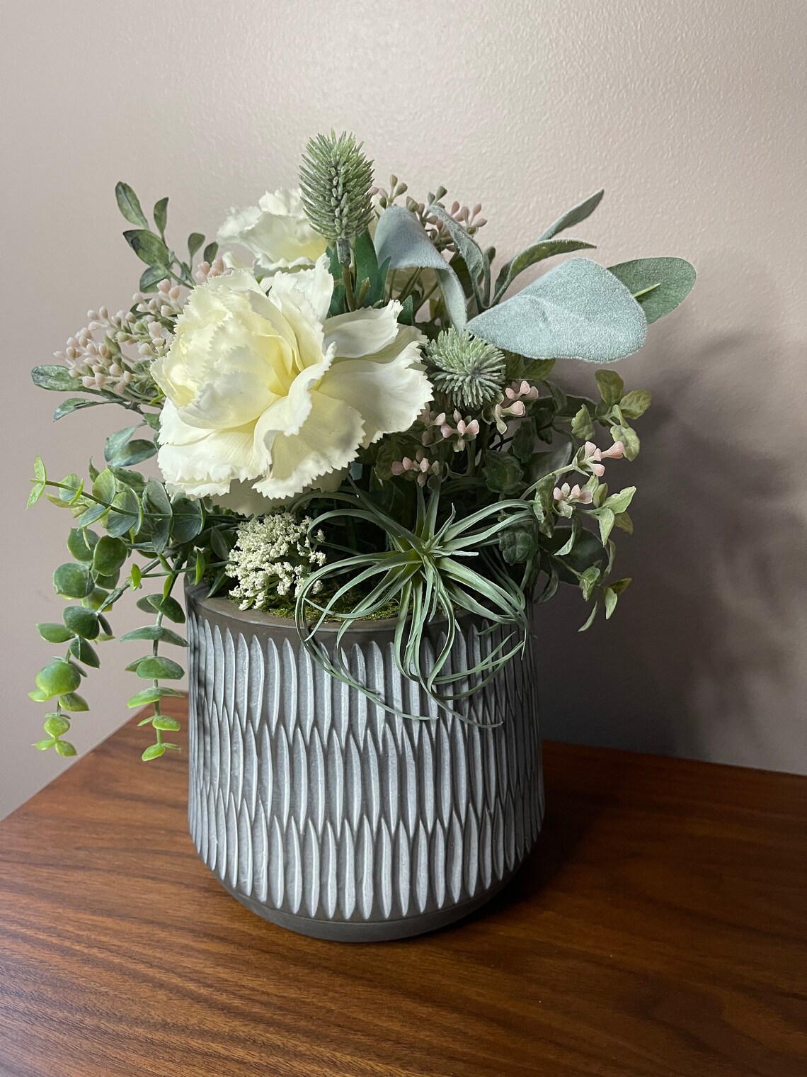 Luxury Faux Flower Arrangement. Floral Arrangement. silk Faux Etsy