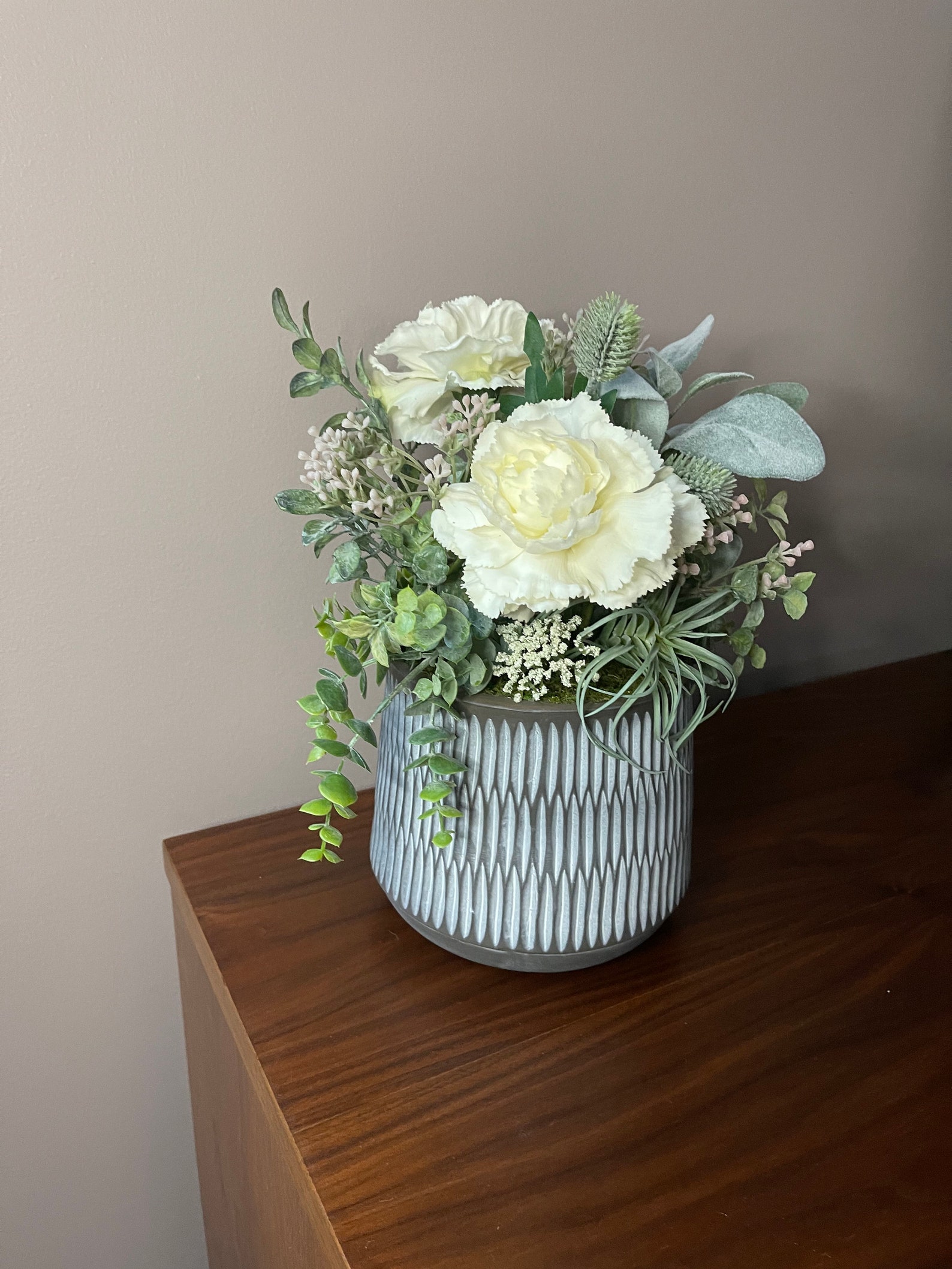 Luxury Faux Flower Arrangement. Floral Arrangement. silk Faux Etsy