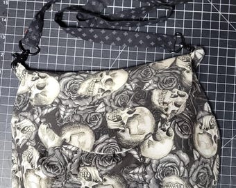 Custom Skulls & Roses Bag