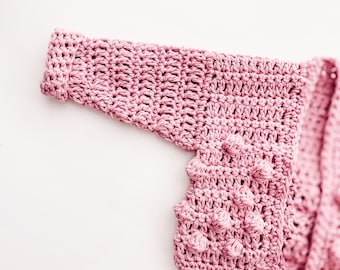 Lente Bobble Vest - GEHAAKT PATROON