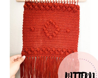 Boho Bobble Crochet Wall Hanging Pattern – Beginner Friendly (PDF Pattern)