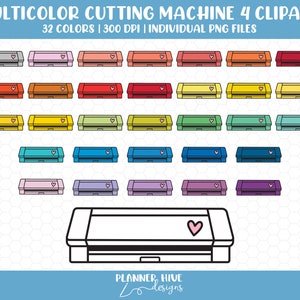 Cutting Machine 4 Clipart | Cutter Plotter Icon | Commercial Use Clipart | Planner Hive Designs