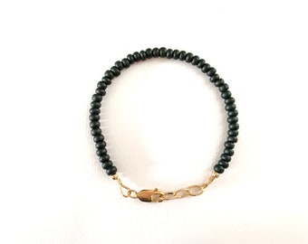 Baby bracelet- BLACK- adult bracelet- Halloween bracelets- personalized jewelry