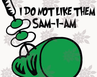 Green Eggs And Ham Svg Etsy