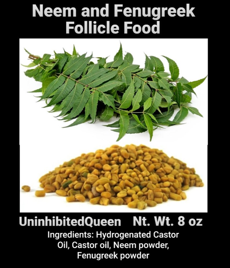 Neem and Fenugreek Follicle Food Increased Anagen Phase Etsy