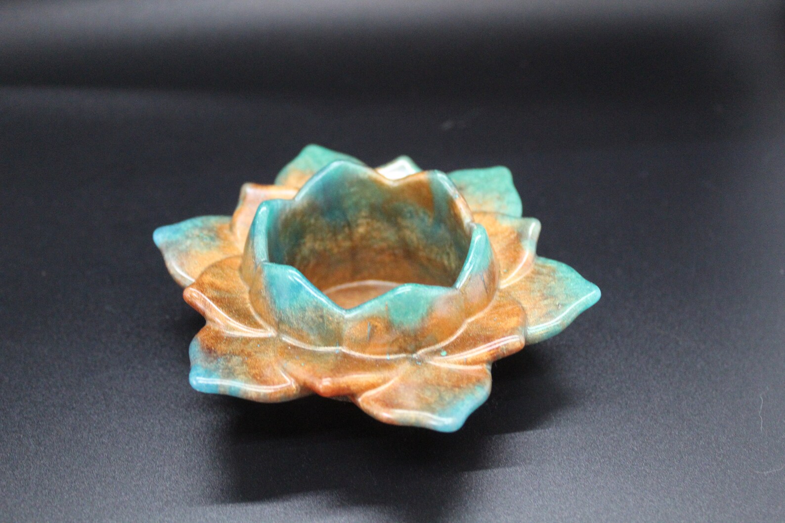 Lotus Flower Tea Light Candle Holder Beautiful Candle Holder Etsy