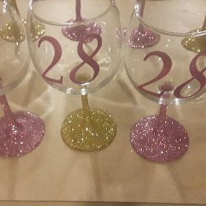 Custom made wine glasses