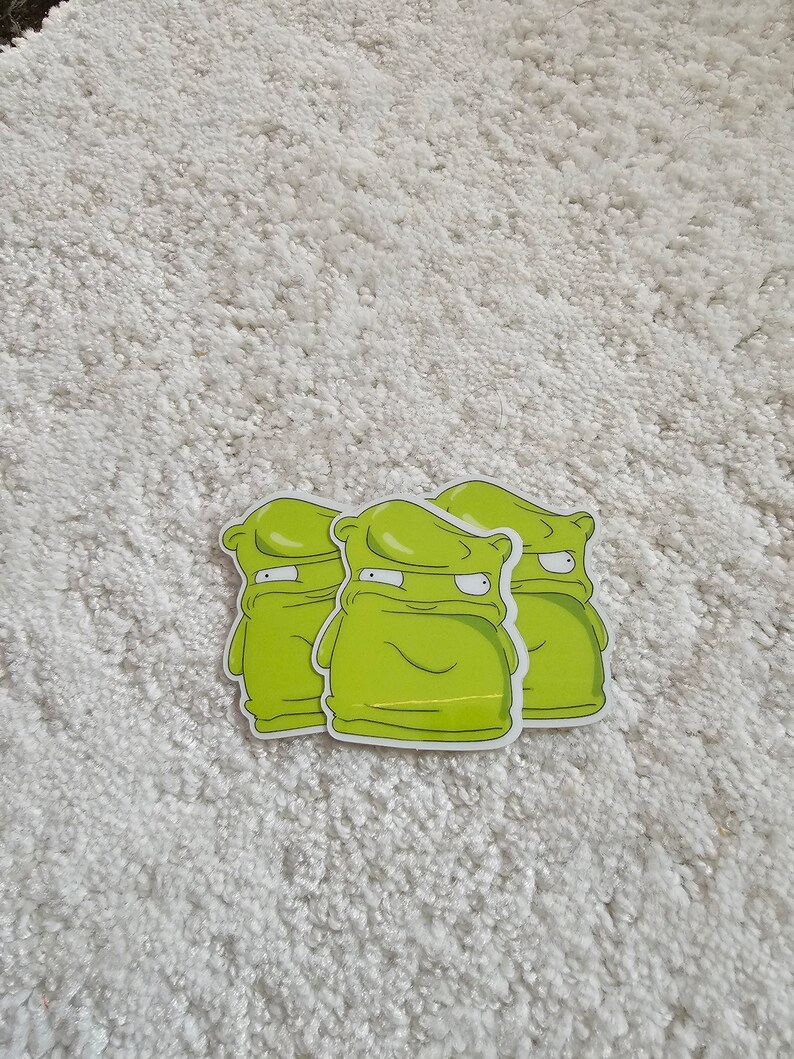 Glowinthe Dark Kuchi Kopi Stickers Bob's Burgers Vinyl Decals for