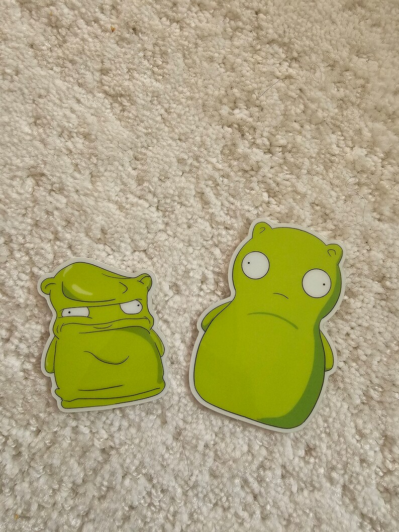 Glowinthe Dark Kuchi Kopi Stickers Bob's Burgers Vinyl Decals for