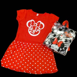 Personalized Minnie Mouse Dress