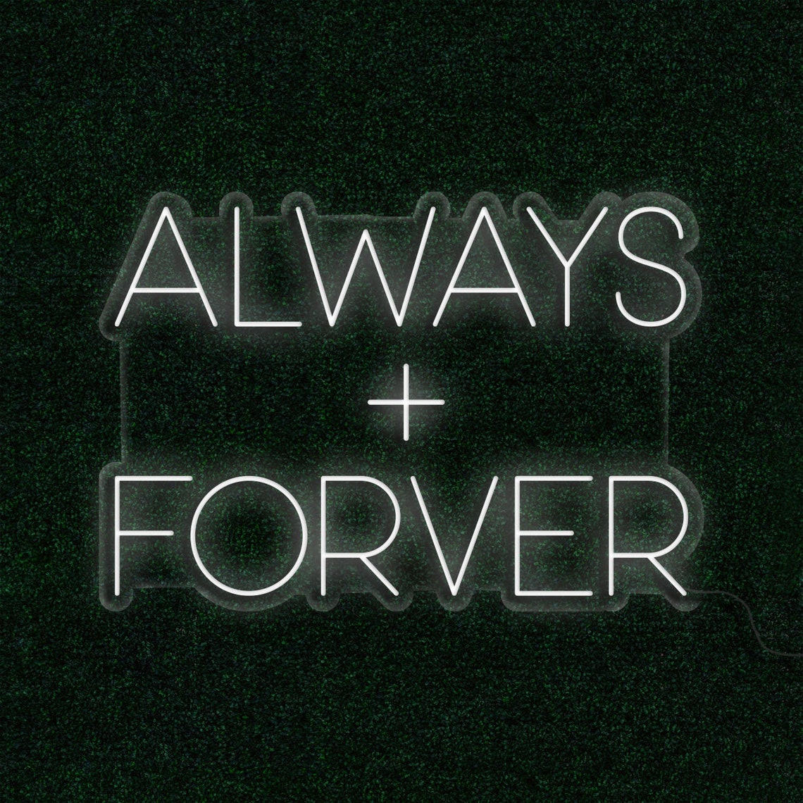 Always & Forever Neon Sign Neon Sign Wedding Neon | Etsy