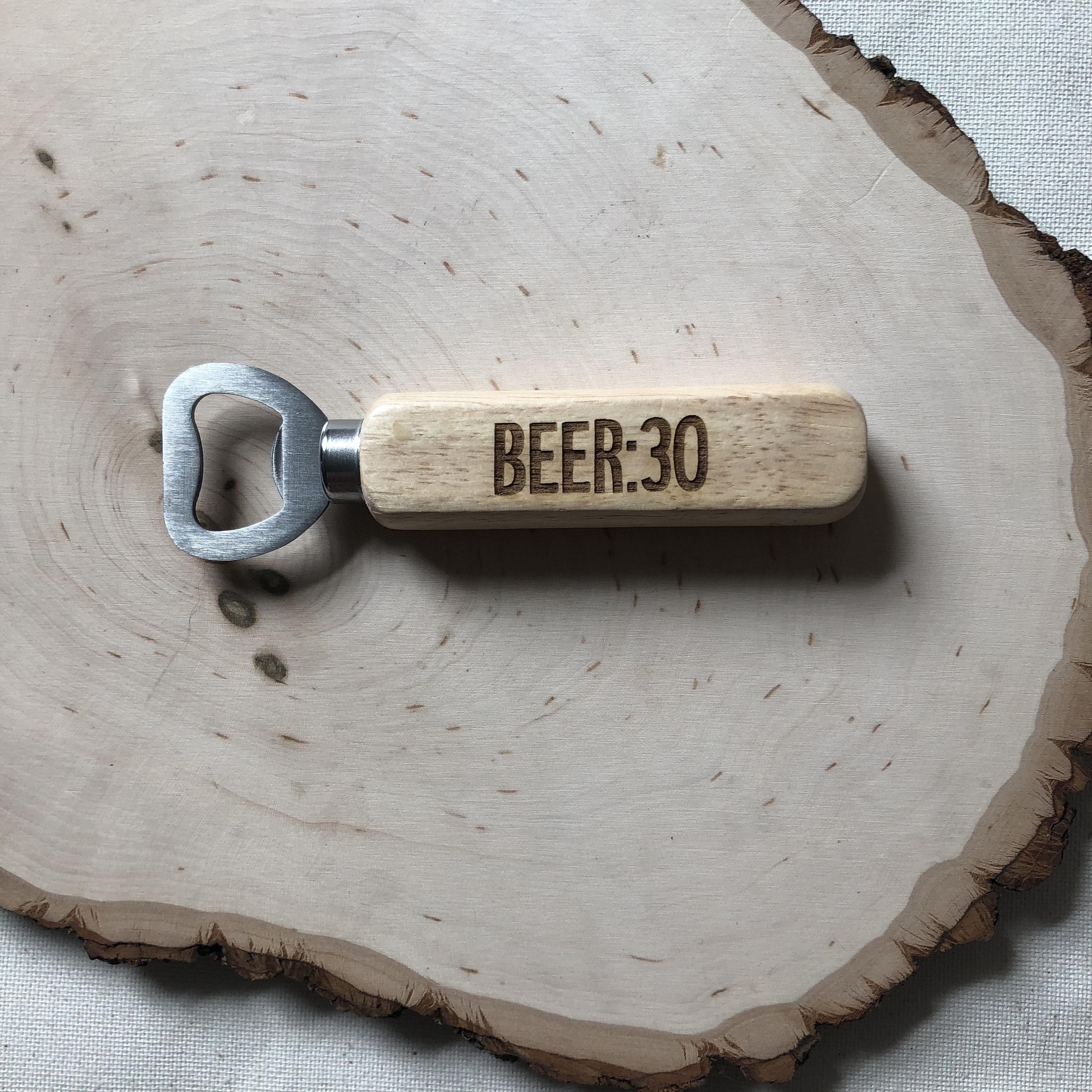 Multi Quote Engraved wood wooden Bottle Opener poppin it Etsy