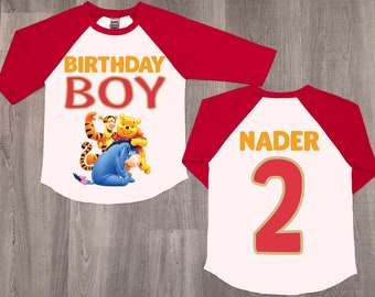 winnie the pooh 1st birthday shirt