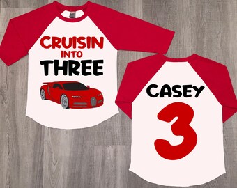 cars first birthday shirt