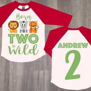 Two Wild Birthday Shirt: 2nd Birthday Outfit