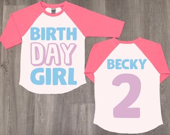 Birthday girl shirt, 2nd birthday shirt, girl birthday shirt, kids birthday shirt, birthday girl shirt, girl shirt, birthday party shirt