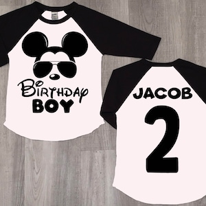 Mickey birthday shirt, 2nd birthday shirt, disney birthday shirt, boy mickey shirt, kids birthday shirt, birthday boy shirt
