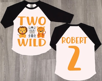 Two Wild Birthday Shirt: Second Birthday, Kids Party