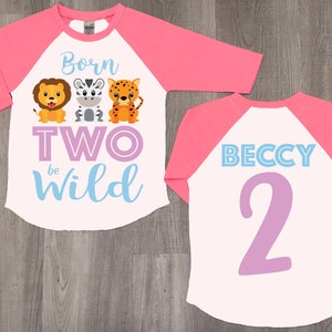 Two Wild Birthday Shirt: 2nd Birthday Outfit