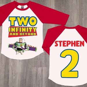 Two infinity birthday shirt | 2nd birthday shirt | buzz lightyear shirt | toy story shirt | disney shirt | birthday shirt