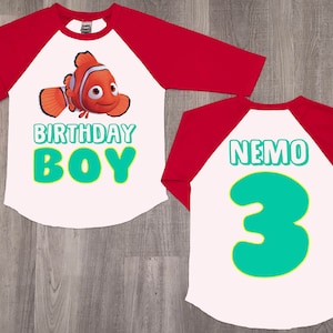 Finding Nemo Birthday Shirt, Squirt Birthday Shirt, Finding Dory, birthday nemo, Disney Birthday, Nemo Shirt, Disney birthday shirt