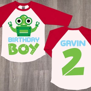 Robot birthday shirt, 2nd birthday shirt, two birthday shirt, birthday robot, robot birthday shirt, kid birthday shirt, fun birthday shirt