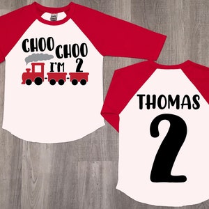 Choo choo birthday shirt | 2nd birthday shirt | two birthday shirt | choo choo train | birthday shirt | kid birthday shirt