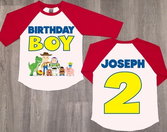 Toy Story Birthday Raglan Shirt: Custom Buzz Lightyear Tee