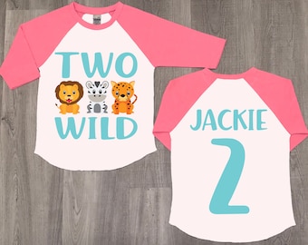 Two Wild Birthday Shirt: Second Birthday Outfit