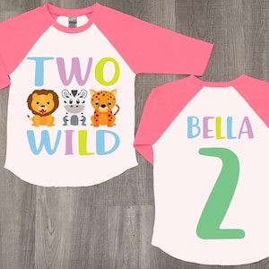 Two Wild Birthday Shirt: Second Birthday Outfit