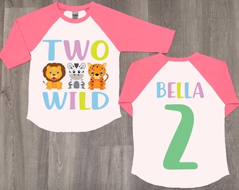 Two Wild Birthday Shirt: Second Birthday Outfit