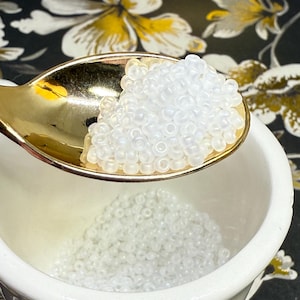 Crystal | 11/0 Japanese Seed Beads | Matte Rainbow Semi-Frosted | Miyuki | 10g Bag (SKU: 11-Miyuki-131SFR)