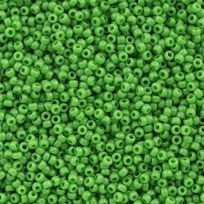 11-411, Miyuki 22g Op Pea Green 11-411, Miyuki 22g Op Pea Green