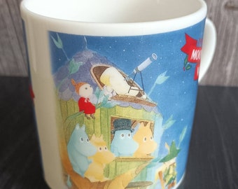 Vintage Moomin Valley Mug: 1999 Japan Ceramic Coffee Cup