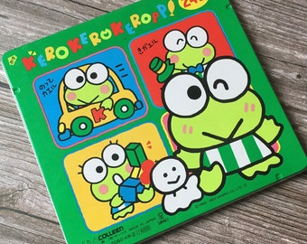 Vintage Sanrio Keroppi Colleen 24 Color Pencil Set Made in Japan