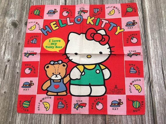 ヴィンテージ ハローキティ ハンカチ 1991年 サンリオ ジャパン