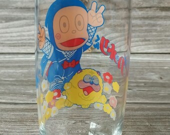 ヴィンテージ忍者ハットリくんグラス – オリジナルボックス付き