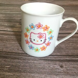 Sanrio Hello Kitty Vintage Coffee Mugs Cup Kitchen Dining Drinkware Ceramic