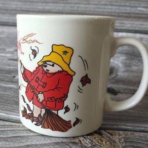 Vintage Paddington Bear Mug, Paddington Bear Coffee Cup, Rare Collectible Paddington, Retro Bear Ceramic Mug, Classic British Character Cup