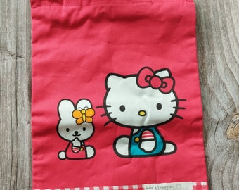 Hello Kitty Vintage Sanrio Bags Drawstring Classic Retro