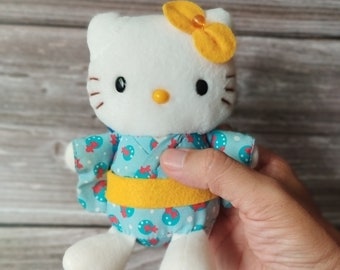 Vintage Hello Kitty Plush Doll Sanrio Japan 1976 2002 Rare