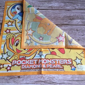 Pokemon Pocket Monsters Diamond Pearl Vintage Handkerchief image 10