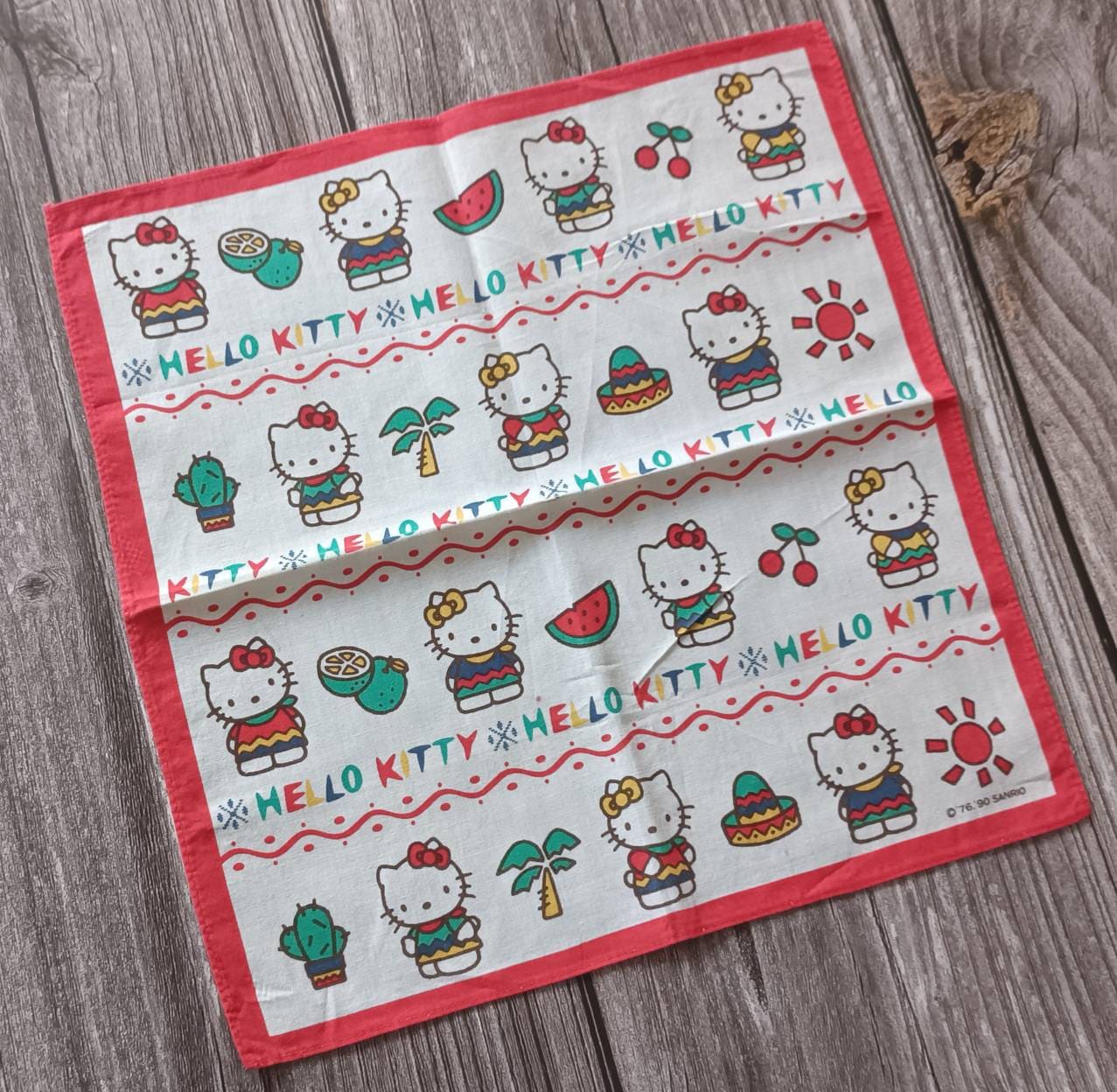 ハローキティ ヴィンテージ サンリオ ハンカチ ハンカチ ハンカチ 日本
