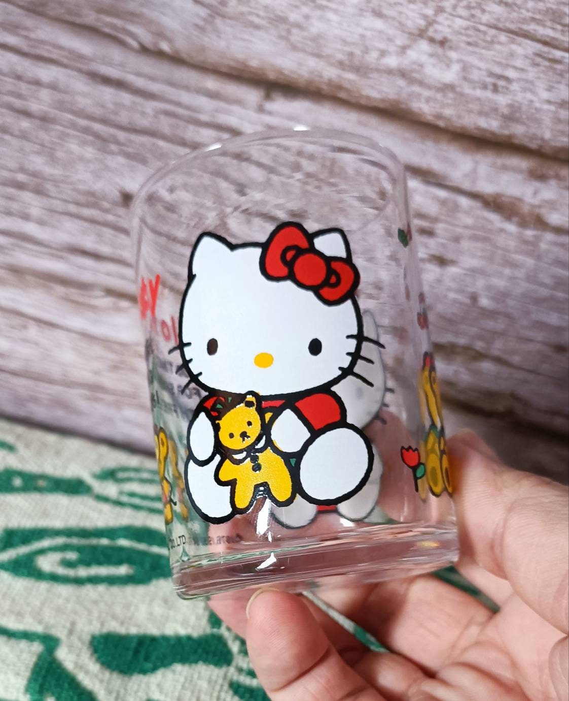 Vintage Sanrio Hello Kitty Drinking Glasses Classic Retro