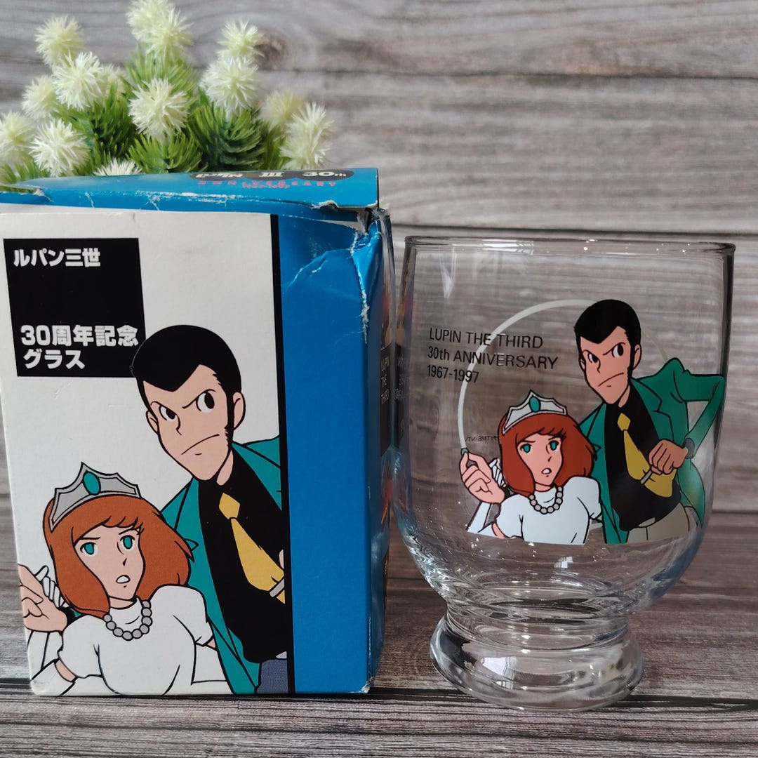 ルパン三世30周年記念ヴィンテージガラスカップ 日本 1997年 - Etsy 日本