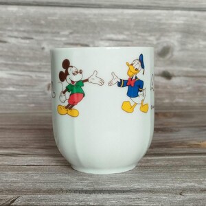 Vintage Disney Character Mug - Mickey and Donald Design - Classic Collectible Ceramic Cup, Retro Gift for Disney Fans and Collectors