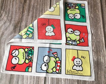 1989年当時物 新品 けろけろけろっぴ 子供ハンカチ 10枚セット 1989年
