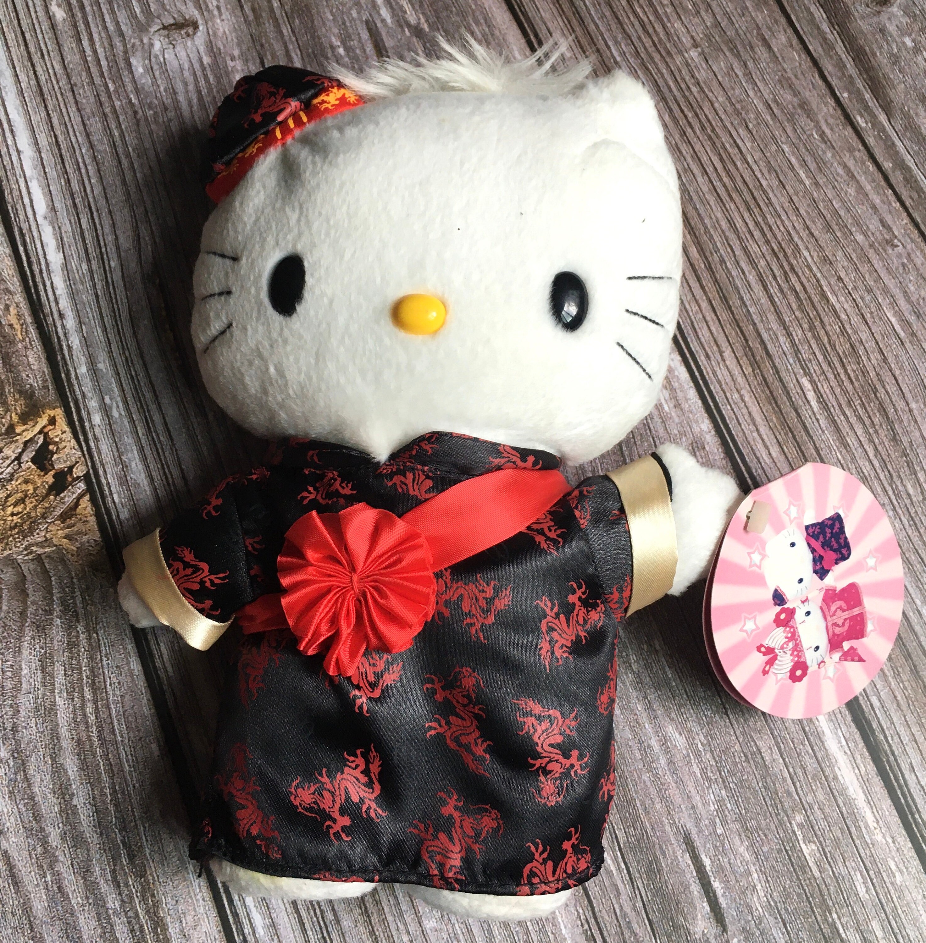 Vintage Hello Kitty Chinese Wedding Plush Set 1999 Mcdonald's