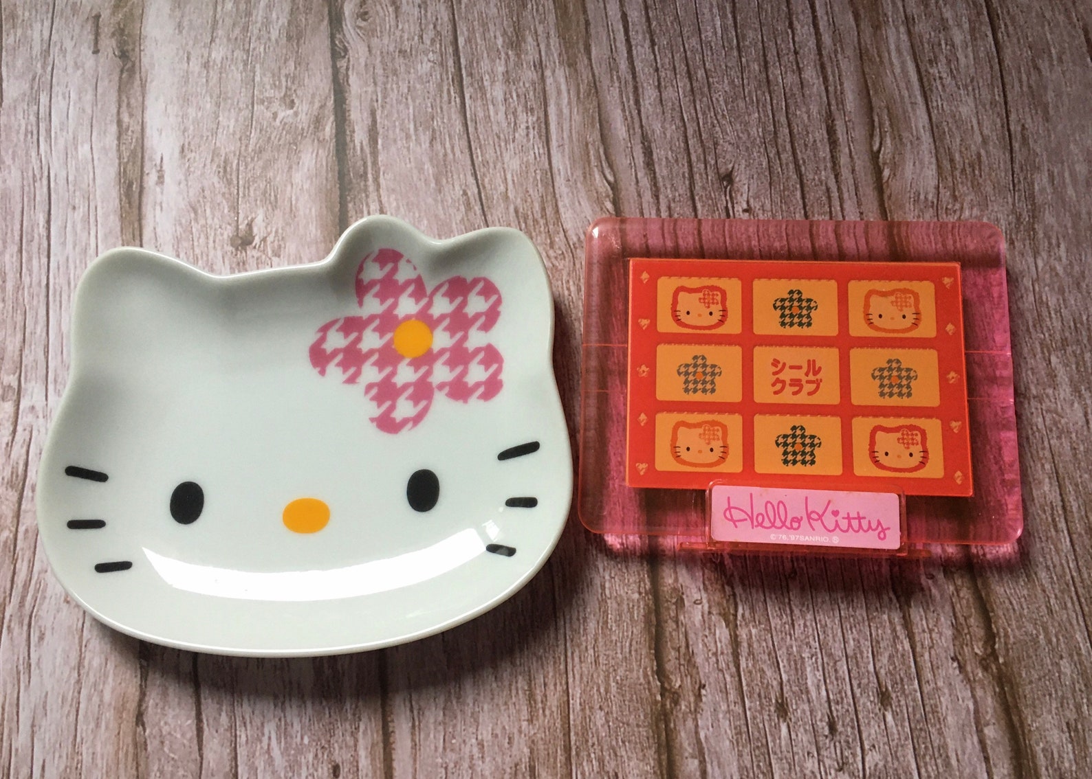 Vintage Sanrio Hello Kitty Small Plate Ceramic and Photo Frame Etsy UK